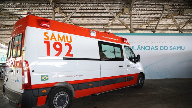 As ambulâncias foram entregues na manhã desta segunda-feira (9), no Parque de Exposições Assis Brasil, em Esteio 