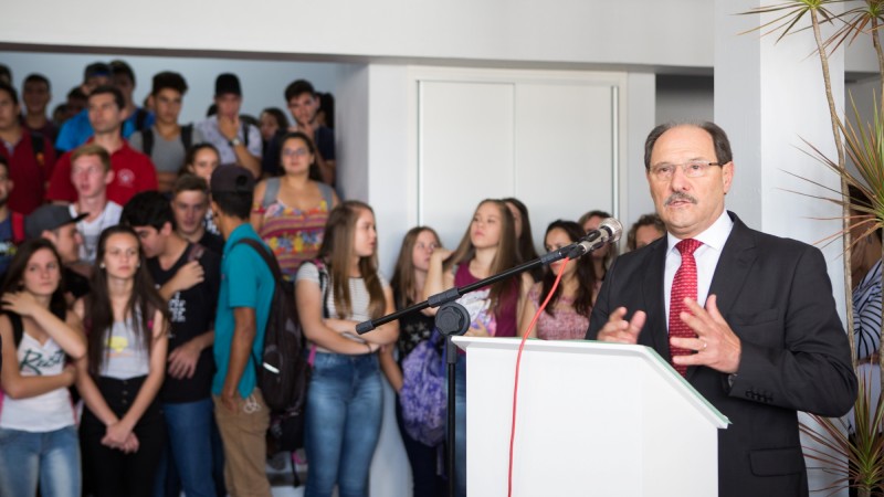 Inauguração do novo prédio do Instituto Estadual de Educação São Francisco Solano.