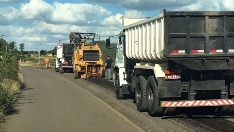 Cronograma de obras se desenvolve em cinco estradas da região, como a ERS 507, em Alegrete