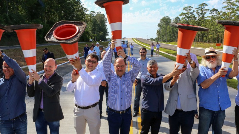 Inauguração do viaduto Itacolomi e vistoria das obras na ERS 118  7