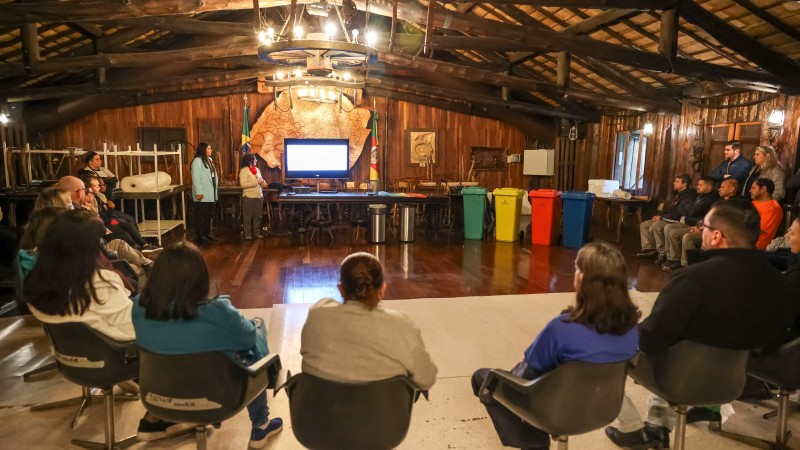 Atividade reuniu diversos setores do Palácio Piratini